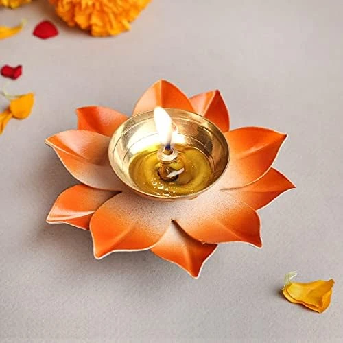 Lotus Decorative Diya Holder - Image 6