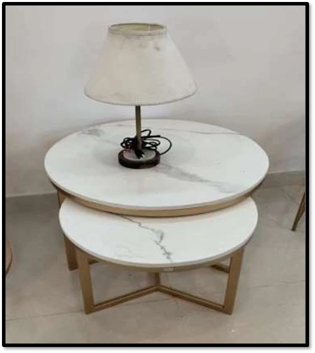 2-Piece Round Nesting Coffee Tables