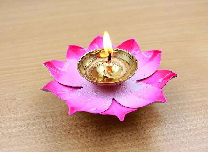 Lotus Decorative Diya Holder - Image 2