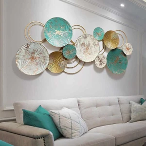 Modern Iron Wall Art – Multi-Color Decorative Wall Hanging - Image 3